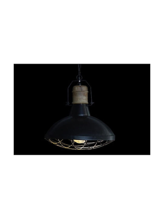 DKD Home Decor Pendant Light Single-Light for Socket E27 Black