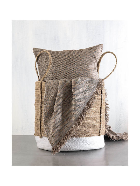 Rythmos Decorative Pillow Case Rowen Brown 40x40cm