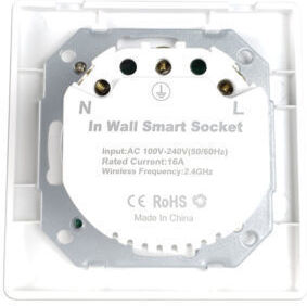 SmartWise S1W Power Socket Wi-Fi White 1pcs