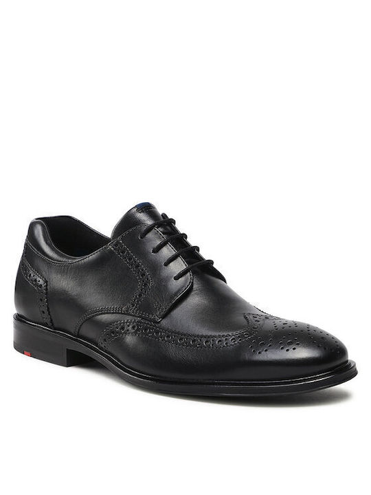 Lloyd Leder Herren Oxfords Schwarz