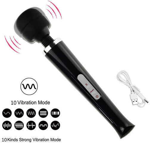 Boss Of Toys Magic Mini Vibrator De Masaj 32.5cm Negru