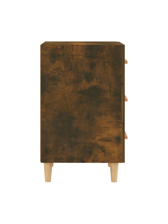 Noptieră Stejar afumat 40x40x66cm