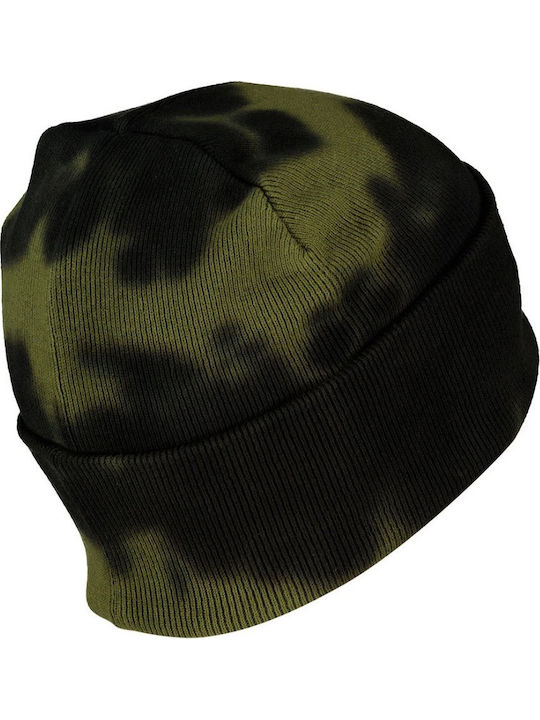 D2 Vintage Dyed Beanie Γυναικείος Σκούφος Πλεκτός σε Χακί χρώμα