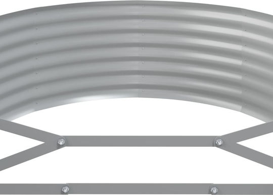 vidaXL Planter Box Metallic Charcoal 175x100x36cm.