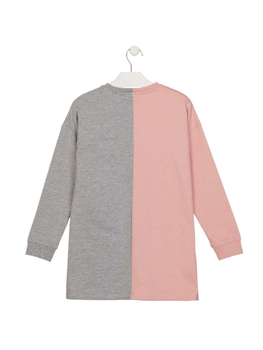 Losan Kids Dress Long Sleeve Pink