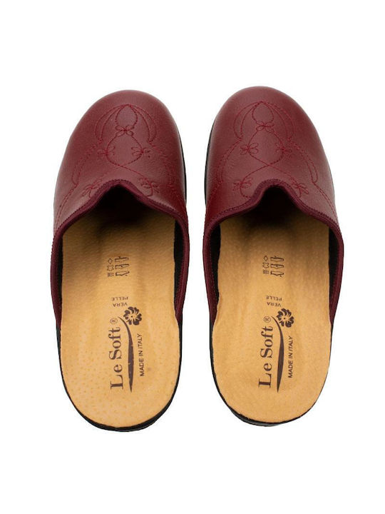Winter Women's Slippers Burgundy