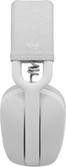 Logitech Zone Vibe 100 Wireless On Ear Multimedia Headphone with Microphone Bluetooth White