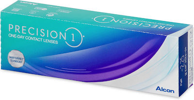 Alcon Precision 1 30 Ημερήσιοι Φακοί Επαφής Σιλικόνης Υδρογέλης με UV Προστασία