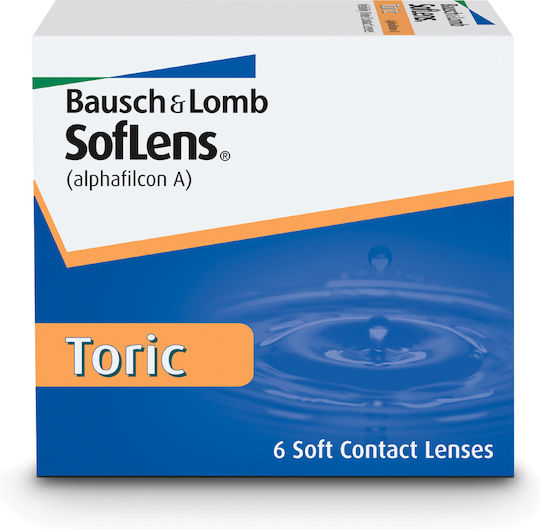 Bausch & Lomb SofLens Toric 6 Μηνιαίοι Αστιγματικοί Φακοί Επαφής Υδρογέλης