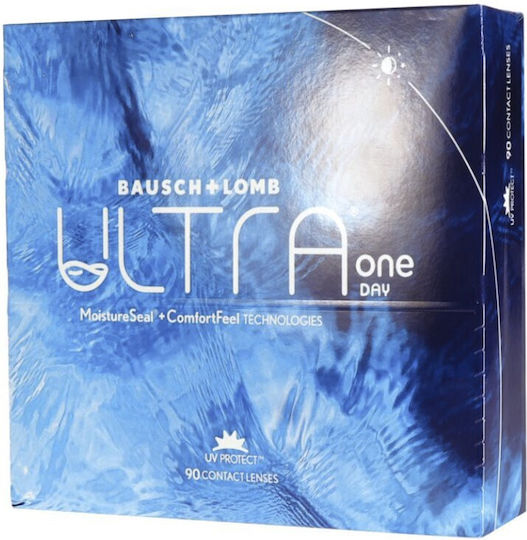 Bausch & Lomb Ultra One Day 90 Daily Contact Lenses Silicone Hydrogel with UV Protection