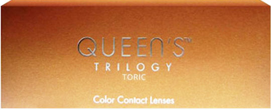 Queen's Trilogy Toric 2 Monatlich Farbige Astigmatisch Kontaktlinsen Hydrogel