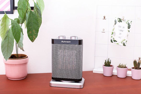 Rohnson Κεραμικό Αερόθερμο Δωματίου Δαπέδου 1500W