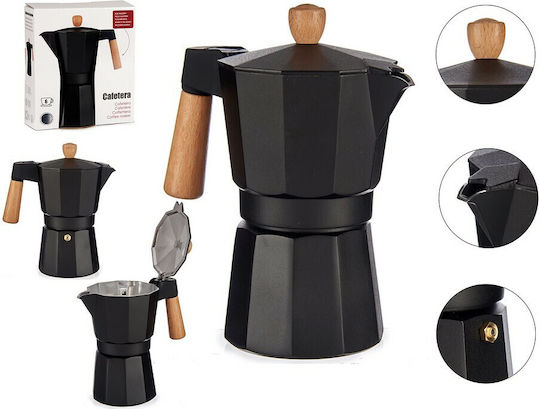 S3609147 Μπρίκι Espresso 6cups Μαύρο