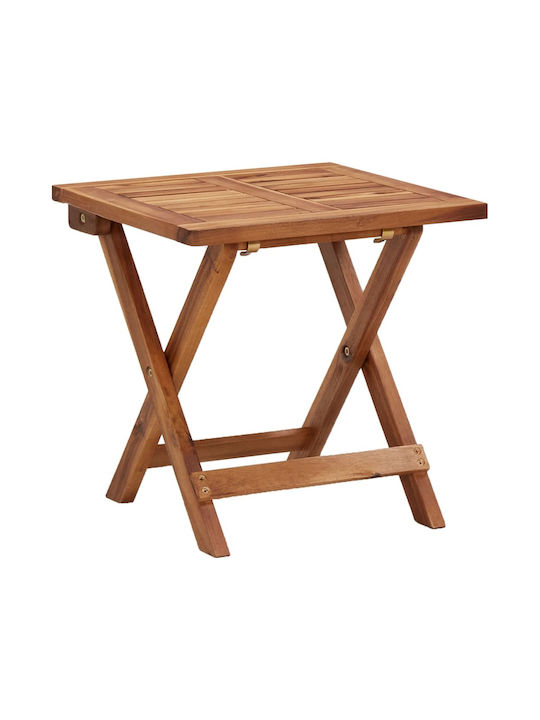 Liegestuhl Hölzernes Braun mit Tisch 2Stück 200x68x30cm.