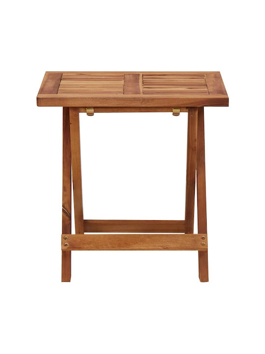 Liegestuhl Hölzernes Braun mit Tisch 2Stück 200x68x30cm.
