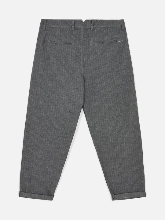 Gabba Firenze Pal Pantalon Bărbătesc Elastice Grey Stripe