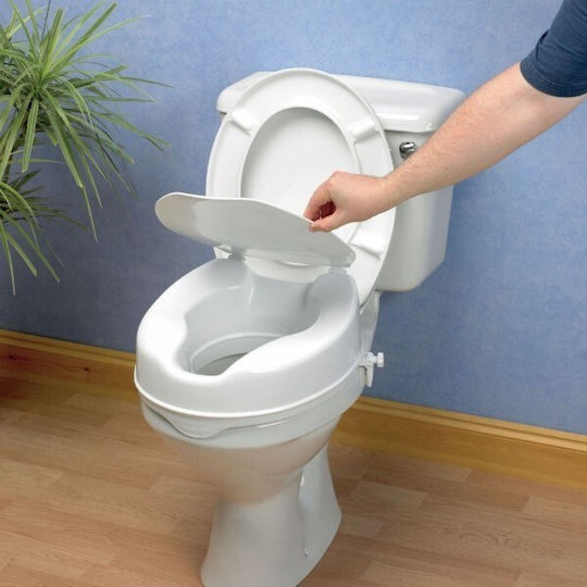 SuperOrtho Scaun Ridicător pentru Toaletă cu capac și 3 suporturi laterale Cleme de prindere 15cm WC.15.K