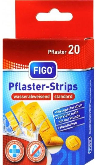 Figo Водоустойчиви Адхезивни пластири Pflaster Strips 20бр