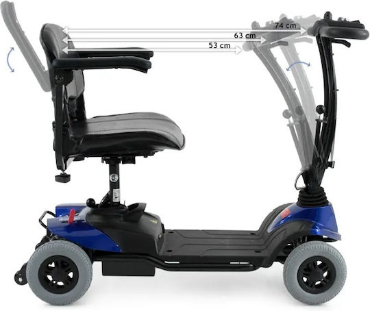SuperOrtho Αναπηρικό Αμαξίδιο Scooter Κόκκινο