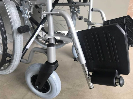 Wheel Economy 24" Wheelchair 24" Folding Simple Type 46cm Black Silver