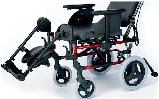 Sunrise Medical Breezy Style Standard 24" Αναπηρικό Αμαξίδιο 24" Απλού Τύπου με Απλή Πλάτη 45.5cm Selenium Grey