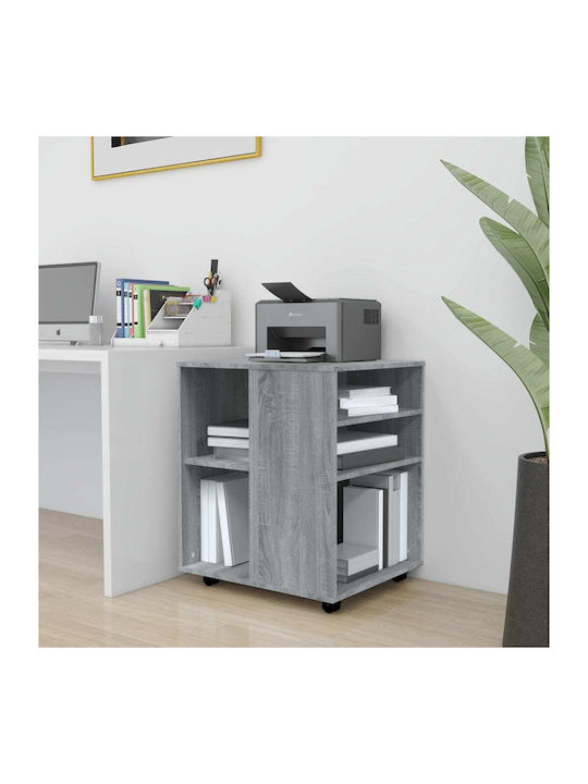 Bibliothek Grau 60x53x72cm