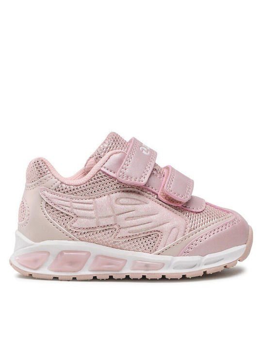 Zig Zag Shoes Kids Sneakers with Scratch Pink