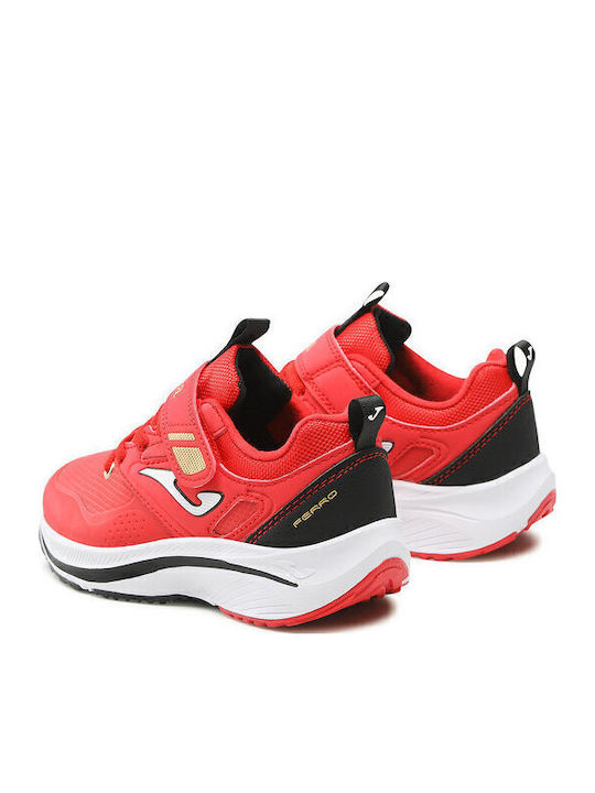 Ferro Jr Παιδικά Sneakers με Σκρατς Κόκκινα