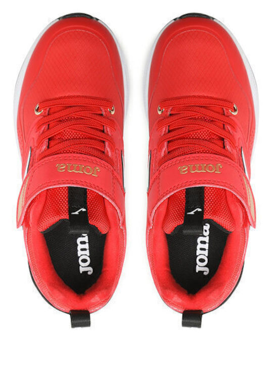Ferro Jr Παιδικά Sneakers με Σκρατς Κόκκινα