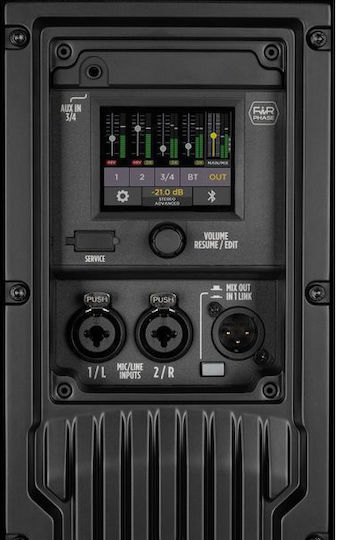 RCF 915-AX Самоусилващ Говорител PA 1050W με Woofer 15" 76x47x47.5εκ. σε Черен Χρώμα