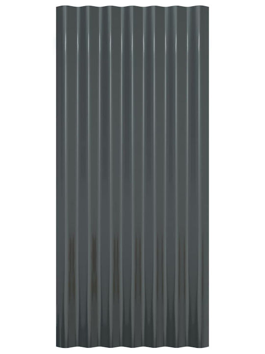 vidaXL Galvanized Roof Panel 80x36cm