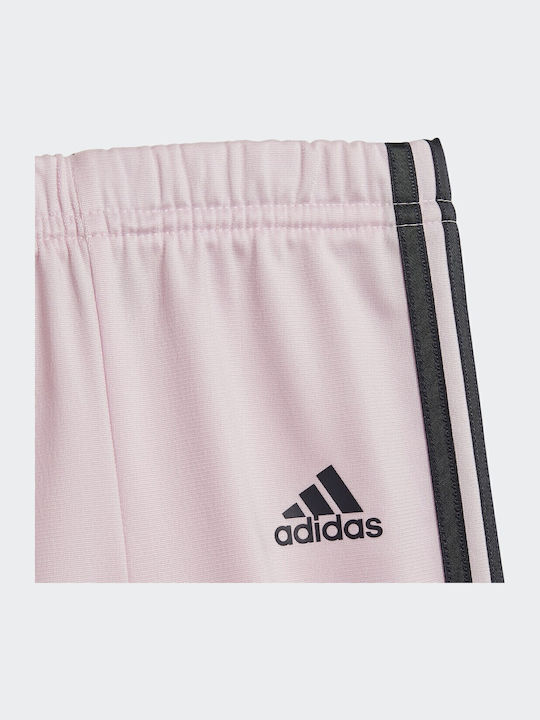 Παιδικό Σετ Φόρμας Ροζ 2τμχ 3-Stripes Tricot