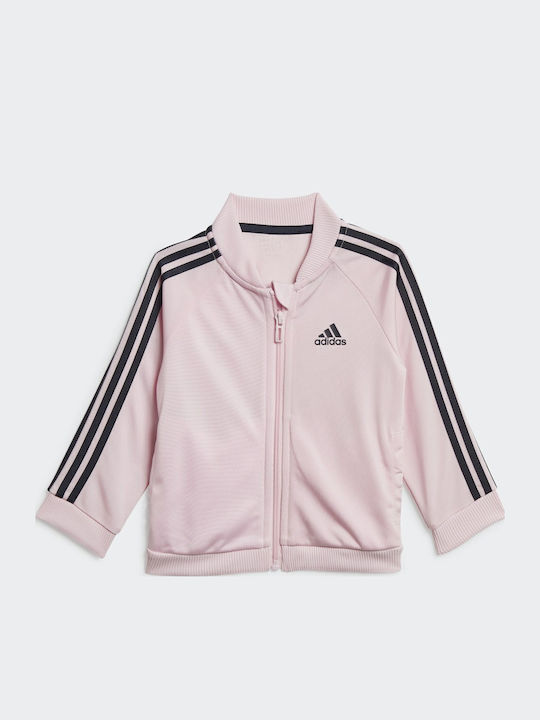 Παιδικό Σετ Φόρμας Ροζ 2τμχ 3-Stripes Tricot