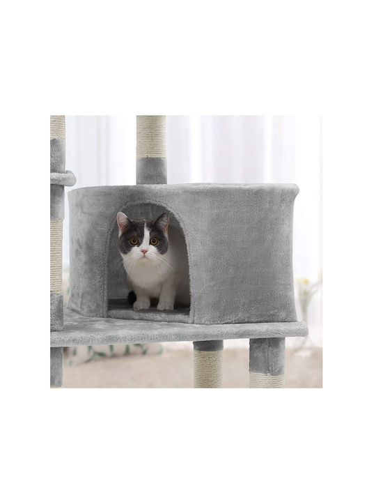 Feandrea Scratching Post Cat Trees Gray 5 levels 55x40x138cm