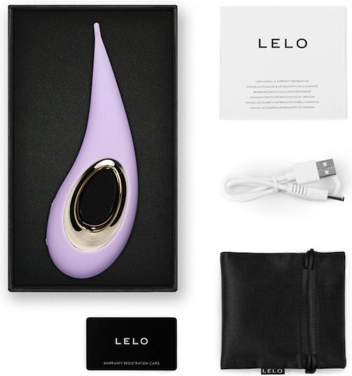 Lelo Dot Mini Κλειτοριδικός Δονητής Elliptical Clitoral Stimulator 6cm Lilac