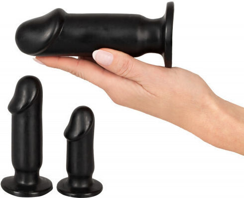 We-Vibe Anos Πρωκτικές Σφήνες Σετ Μαύρες 3τμχ
