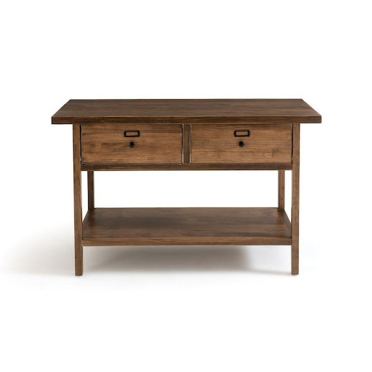 La Redoute Interieurs Lunja Πάγκος χωρίς Νιπτήρα Μ55xΒ30xΥ80cm Καφέ