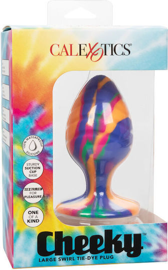Calexotics Cheeky Swirl Tie-Dye Anal Plug Groß