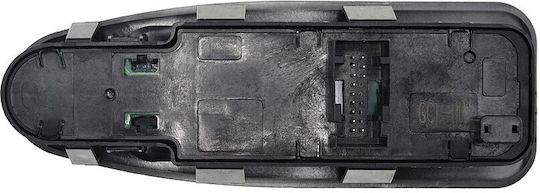 NTY Fensterheberschalter Auto für Citroen Springend Peugeot Experte 13pin Schwarz