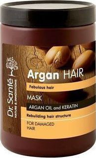 Dr. Sante Mască de Păr cu Argan pentru Reparare cu Ulei de Argan și Argilă 1000ml