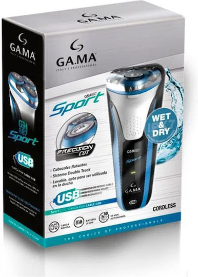GA.MA GM0607 Rotating Electric Shaver Face Rechargeable
