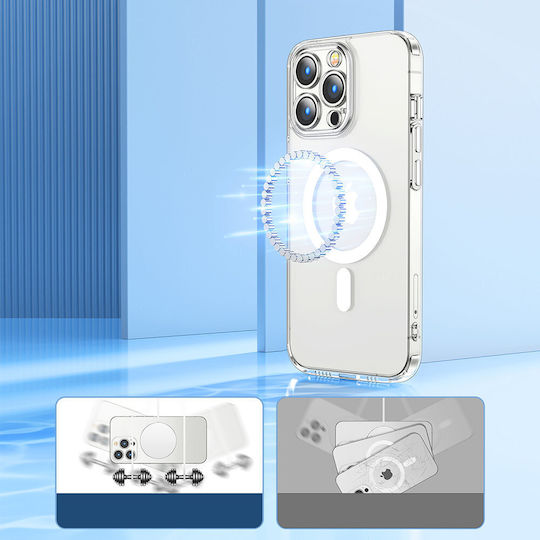 Joyroom 14D Back Cover Σιλικόνης 1.5mm Μαγνητικό Διάφανο (iPhone 14 Plus)