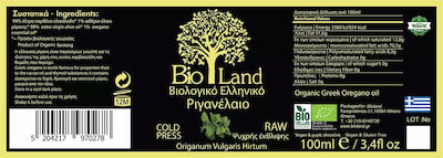 Bio Land Biologisches Oreganoöl 100ml