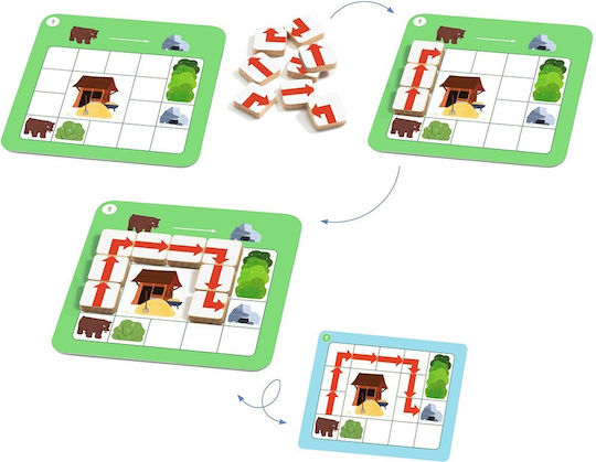 Djeco Αντίληψη Χώρου 'Programmino' Educational Game Knowledge for 3+ years Years Old