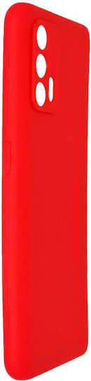 Ancus Umschlag Rückseite Silikon Rot (Realme GT 5G)