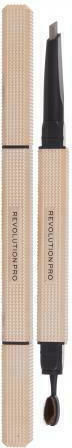 Revolution Beauty Pro Rockstar Brow Styler Молив За Вежди Средно Кафяв 0.25гр