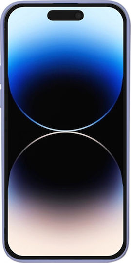 Vivid Umschlag Rückseite Silikon Flieder (iPhone 14 Pro Max)