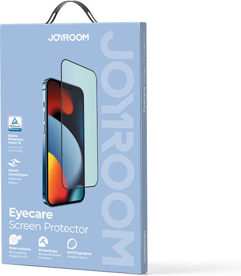 Joyroom Knight Anti Blue Light Full Face Tempered Glass (iPhone 17e / 16e / 14 / 13 / 13 Pro)