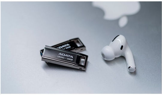 Adata UR340 128GB USB 3.2 Stick Ασημί