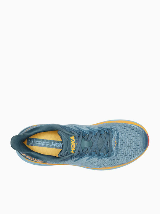 Clifton 8 Herren Sportschuhe Laufen Blau